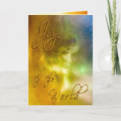 エンジェルクリスマス「世界への喜び」 カード (正面)