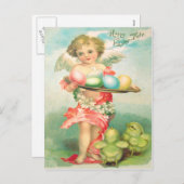 エンジェルケルブイースターシック色卵 シーズンポストカード (正面/裏面)