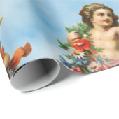 エンジェルケルブ雲アンティーク ラッピングペーパー (ロールコーナー)