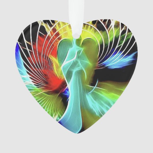 エンジェルコンテンポラリーアクリルオーナメント オーナメント (正面)