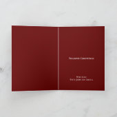 エンジェルジョイラブピース抽象芸術シェイプズクリスマス シーズンカード (内部)