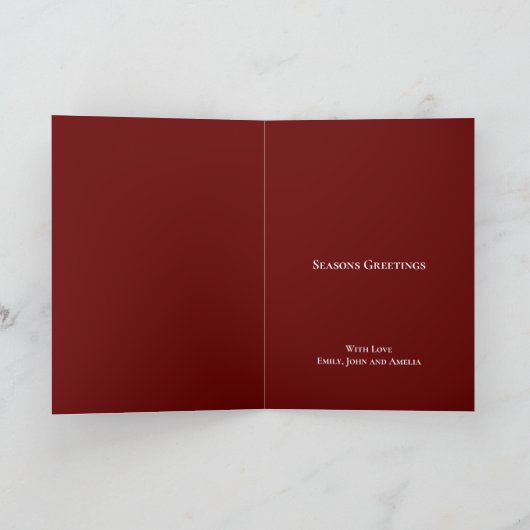 エンジェルジョイラブピース抽象芸術シェイプズクリスマス シーズンカード (内部)