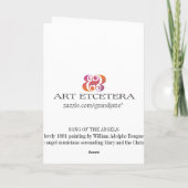 エンジェルスのノートカードの曲 シーズンカード (裏面)