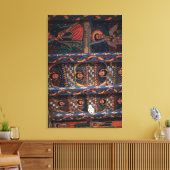 エンジェルスの天井アブバパンタロン修道院 キャンバスプリント (インサイチュ (リビング))