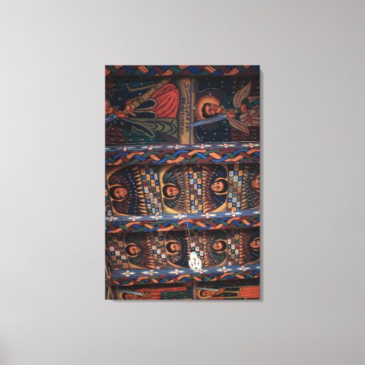 エンジェルスの天井アブバパンタロン修道院 キャンバスプリント (正面)