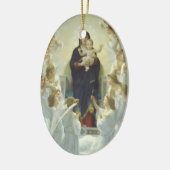 エンジェルスアドーレマリア&イエスオーナメント セラミックオーナメント (左)