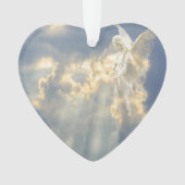 エンジェルスカイクラウドデイテッド写真カスタム オーナメント (正面)