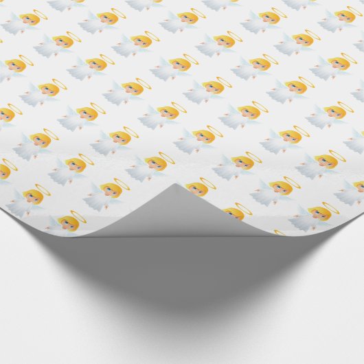 エンジェルスクリスマスギフト紙 ラッピングペーパー (角)