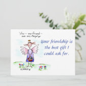 エンジェルスケッチパープルブルーグリーン「ユーマイフレンド」 シーズンカード (スタンド正面)