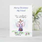 エンジェルスケッチパープルブルーグリーン「ユーマイフレンド」H シーズンカード (スタンド正面)