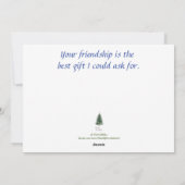 エンジェルスケッチパープルブルーグリーン「ユーマイフレンド」H シーズンカード (裏面)