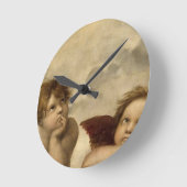 エンジェルスチェルブスラファエルサンティシスティーヌマドンナスイート ラウンド壁時計 (傾斜)