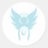 エンジェルスティッカー ラウンドシール (正面)