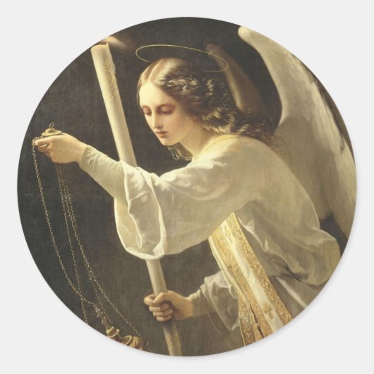 エンジェルステッカー ラウンドシール (正面)