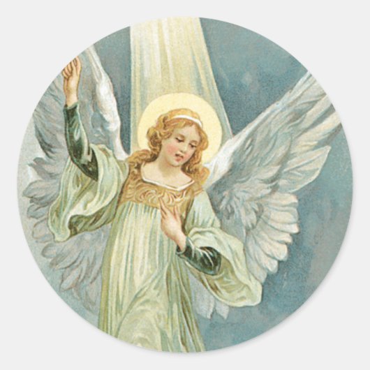 エンジェルステッカー ラウンドシール (正面)