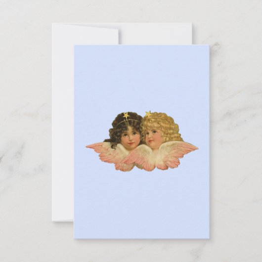 エンジェルスビクトリアンベビーブルー サンキューカード (正面)