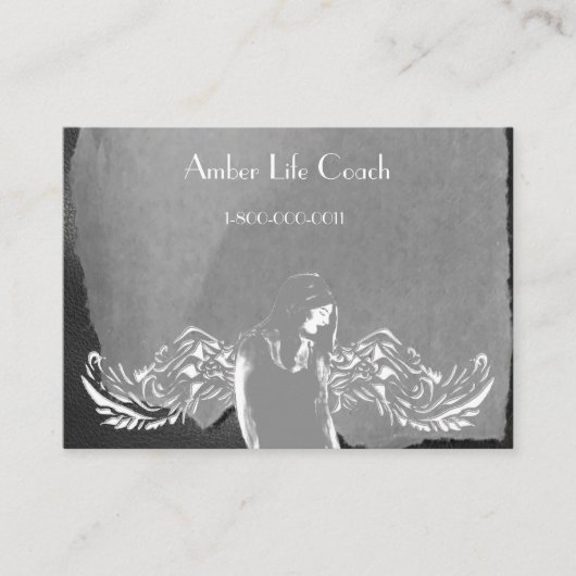 エンジェルスピリチュアルライトワーカー名刺 名刺 (正面)