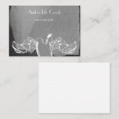 エンジェルスピリチュアルライトワーカー名刺 名刺 (正面/裏面)