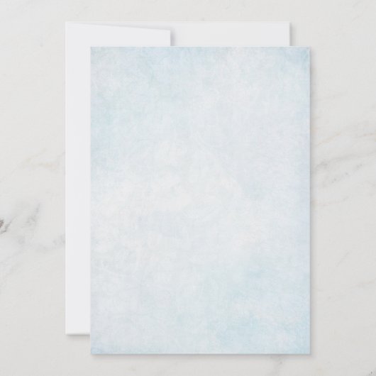 エンジェルスペインのウィングス付きベビーシャワー招待状 招待状 (裏面)