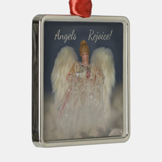 エンジェルスレジョイス伝統的ブルーホリデーオーナメント メタルオーナメント (右)