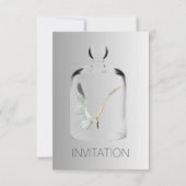 エンジェルスープリーズ誕生日クラブパーティーVIP招待状 招待状 (正面)