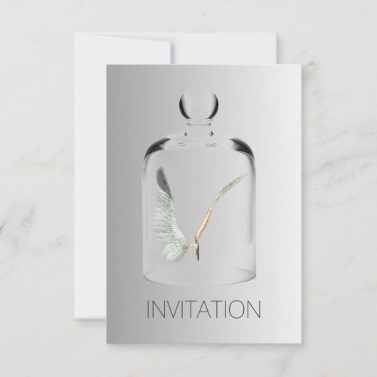 エンジェルスープリーズ誕生日クラブパーティーVIP招待状 招待状 (正面)