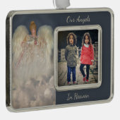 エンジェルス天国伝統的メモリアル シルバープレートフレームオーナメント (右)
