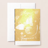 エンジェルス実在フォイルクリスマスカード 箔カード (裏面封筒付き)