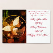 エンジェルス実在フォイルクリスマスカード 箔カード (内部)