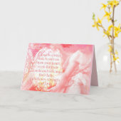 エンジェルス常に歩く私たちのパステルのグリーティングカード カード (黄色い花)