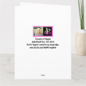 エンジェルス空白のビッグカードのトランペット カード (裏面)