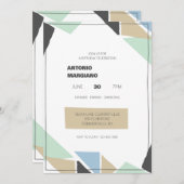 エンジェルス誕生日パーティー 招待状 (正面/裏面)