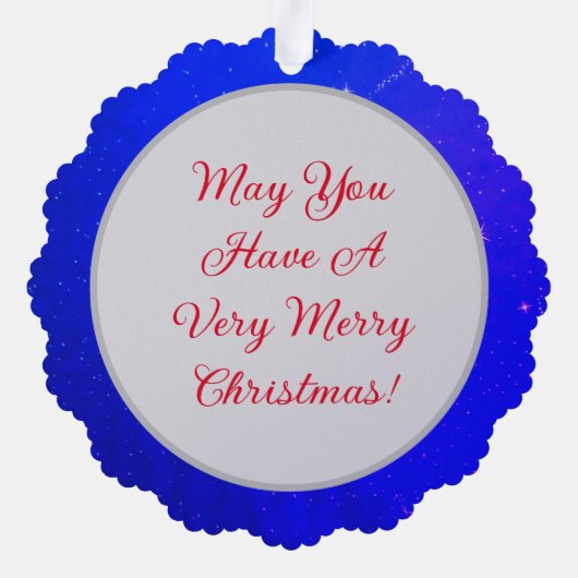 エンジェルス非対応紙オーナメントグリーティングカード オーナメントカード (裏面)