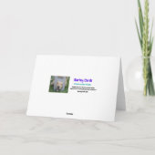 エンジェルズアフォーレッグペット悔やみや弔慰 カード (裏面)