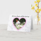 エンジェルズアフォーレッグペット悔やみや弔慰 カード (黄色い花)