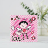 エンジェルズアンドデビルズ誕生日招待状 招待状 (スタンド正面)