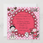 エンジェルズアンドデビルズ誕生日招待状 招待状 (裏面)