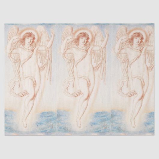 エンジェルズインブルーカスタムティッシュペーパー 薄葉紙 (正面)