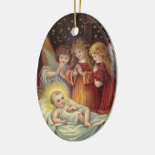 エンジェルズウィズイエズセラミックオーナメント セラミックオーナメント (左)