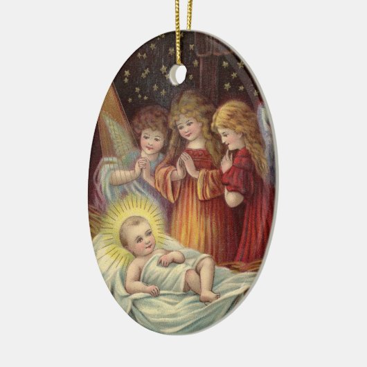 エンジェルズウィズイエズセラミックオーナメント セラミックオーナメント (左)