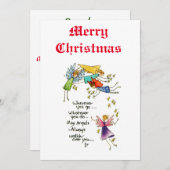 エンジェルズウォッチオカラフルーバーウォーターカラースケッチH シーズンカード (正面/裏面)