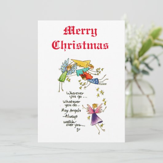 エンジェルズウォッチオカラフルーバーウォーターカラースケッチH シーズンカード (スタンド正面)