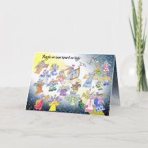 エンジェルズオンハイホリデーカード