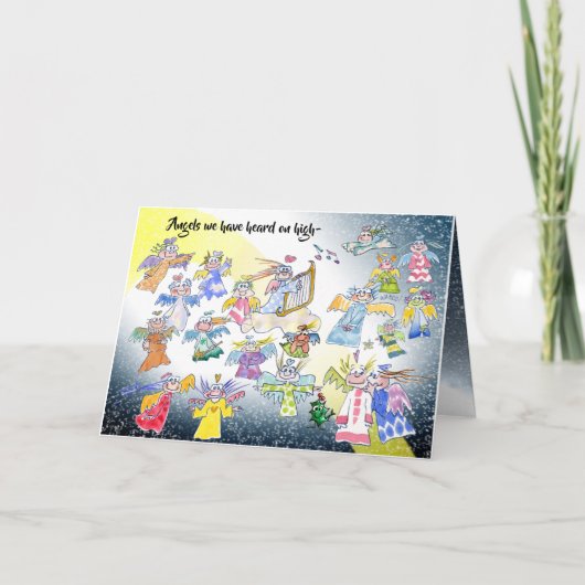 エンジェルズオンハイホリデーカード カード (正面)