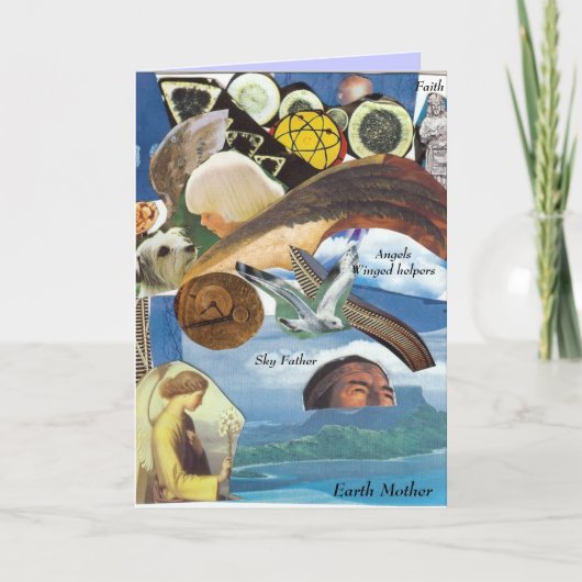 エンジェルズガイドソウルパスコラージュカード カード (正面)