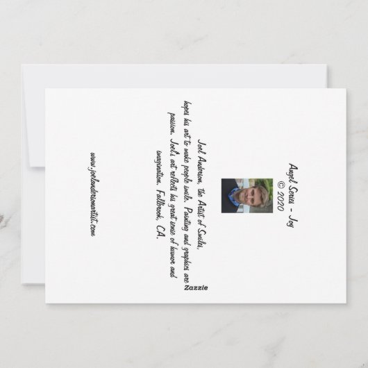 エンジェルズシリーズジョイフラットホリデーカード シーズンカード (裏面)