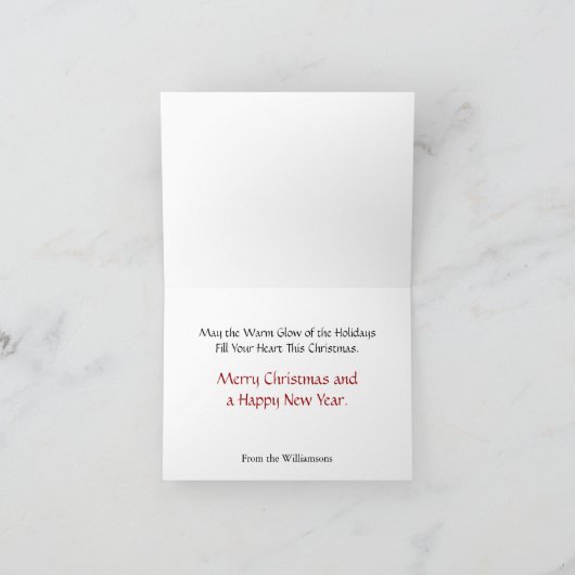 エンジェルズセレナーデメアリーヴィンテージクリスマスカスタマイズ シーズンカード (内部)