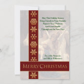 エンジェルズセレナーデメアリーヴィンテージクリスマスカスタマイズ シーズンカード (裏面)