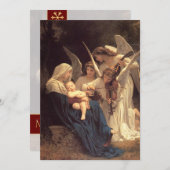 エンジェルズセレナーデメアリーヴィンテージクリスマスカスタマイズ シーズンカード (正面/裏面)