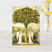 エンジェルズタイム過去グリーティングカード カード (黄色い花)